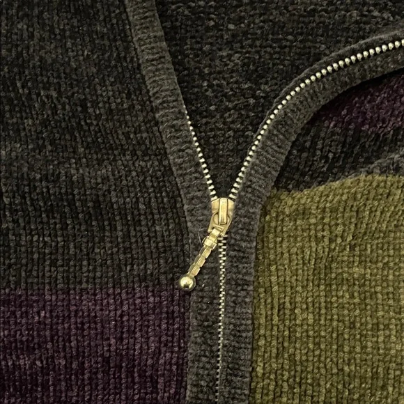 Men's Multicolor Zip-Up Jacket - Picture 4 of 5